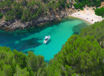 fishingtripmajorca.co.uk boat trips to Cala Murta in Majorca