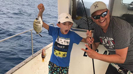 Family fishing trips in Majorca